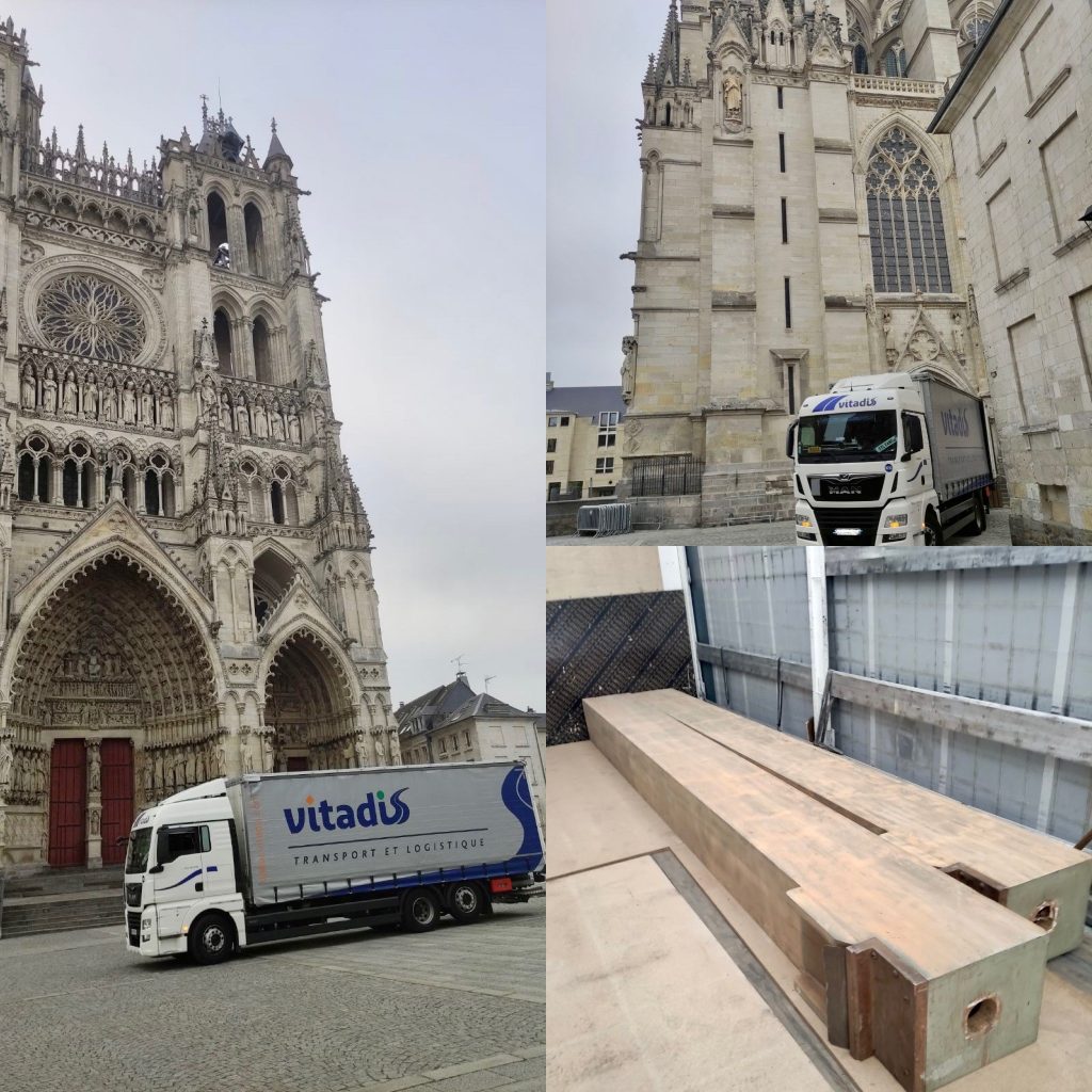 Livraison à la cathédrale d’Amiens