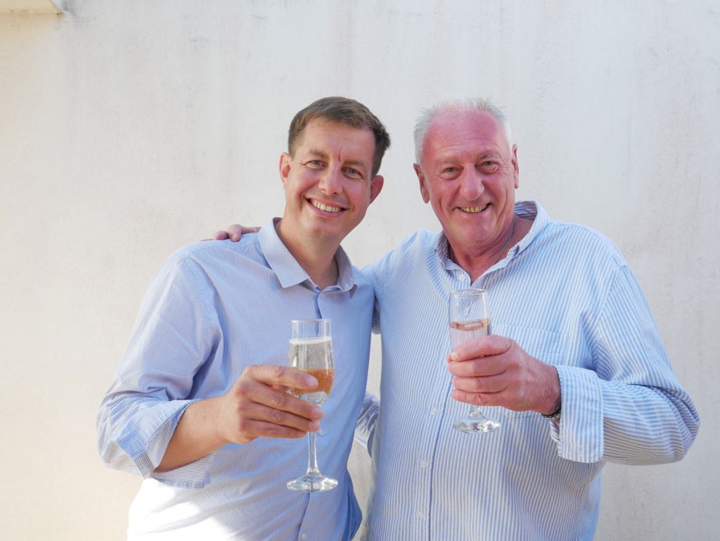 Martial LIBERT et Patrick BUHR - VITADIS - Départ en retraite de Patrick Buhr