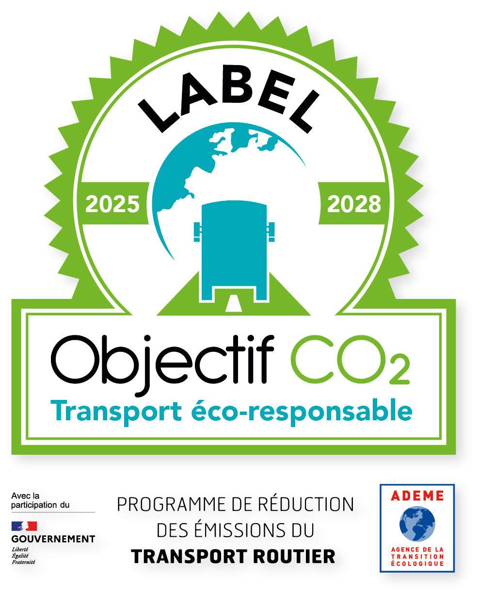 Label Objectif CO2 - VITADIS - 2025-2028 - Transport éco-responsable
